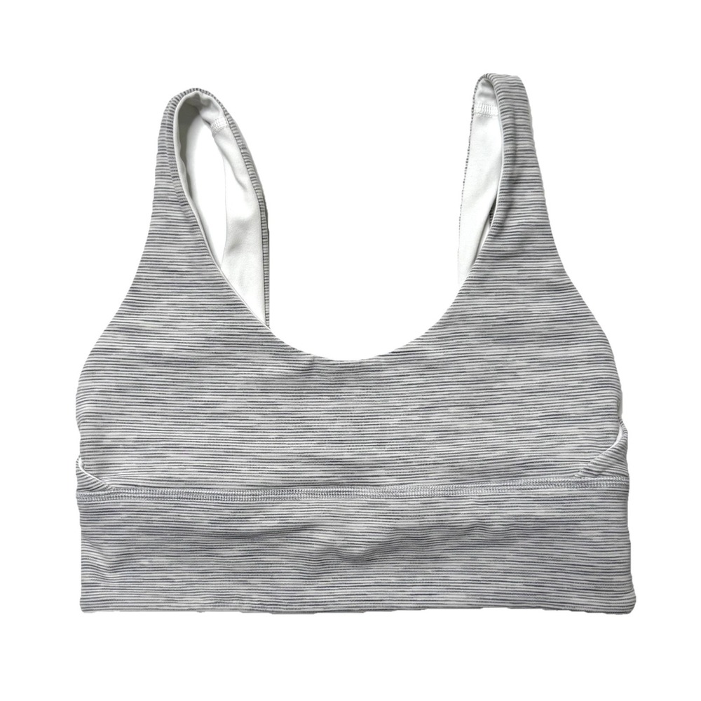 LULULEMON Align Bra Light Support Reversible White Wee Are From Space Nimbus 6